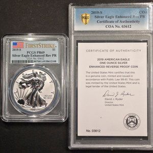 2019-S ASE Enhanced Reverse Proof  #03612 of 30000